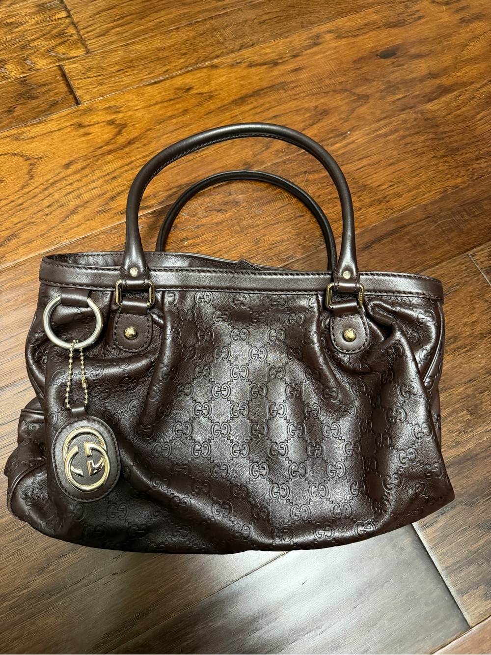 Vintage Gucci Guccissima Sukey Medium Tote Bag - Picture 5 of 12